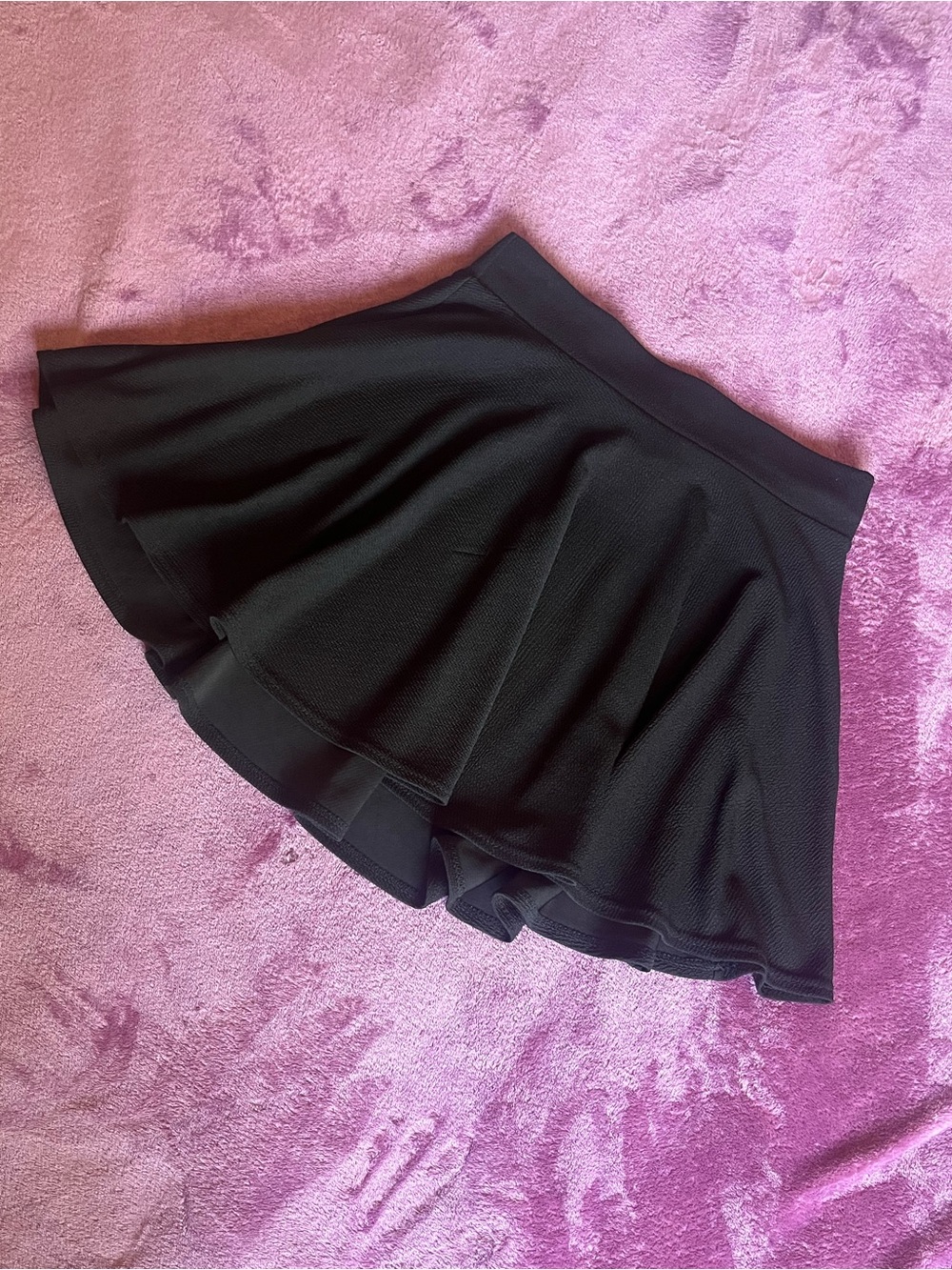 Urban Coco Women's Black Circle Skirt - Flowy Skater Style